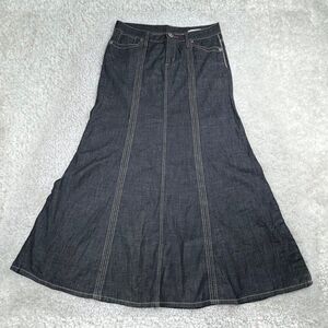BCBG Girls Denim Maxi Mermaid Skirt Vintage Y2K